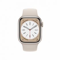 Apple Watch Series 8 41 мм корпус из алюминия цвета «сияющая звезда», спортивный ремешок цвета «сияющая звезда»
