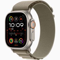 Apple Watch Ultra 2 GPS + Cellular, 49mm Titanium Case with Olive Alpine Loop