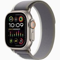 Apple Watch Ultra 2 GPS + Cellular, 49mm Titanium Case with Green/Gray Trail Loop
