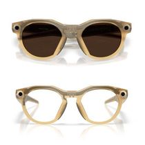 Oakley Meta Transitions (прозрачные линзы с затемнением в коричневый, прозрачно-бежевая оправа)